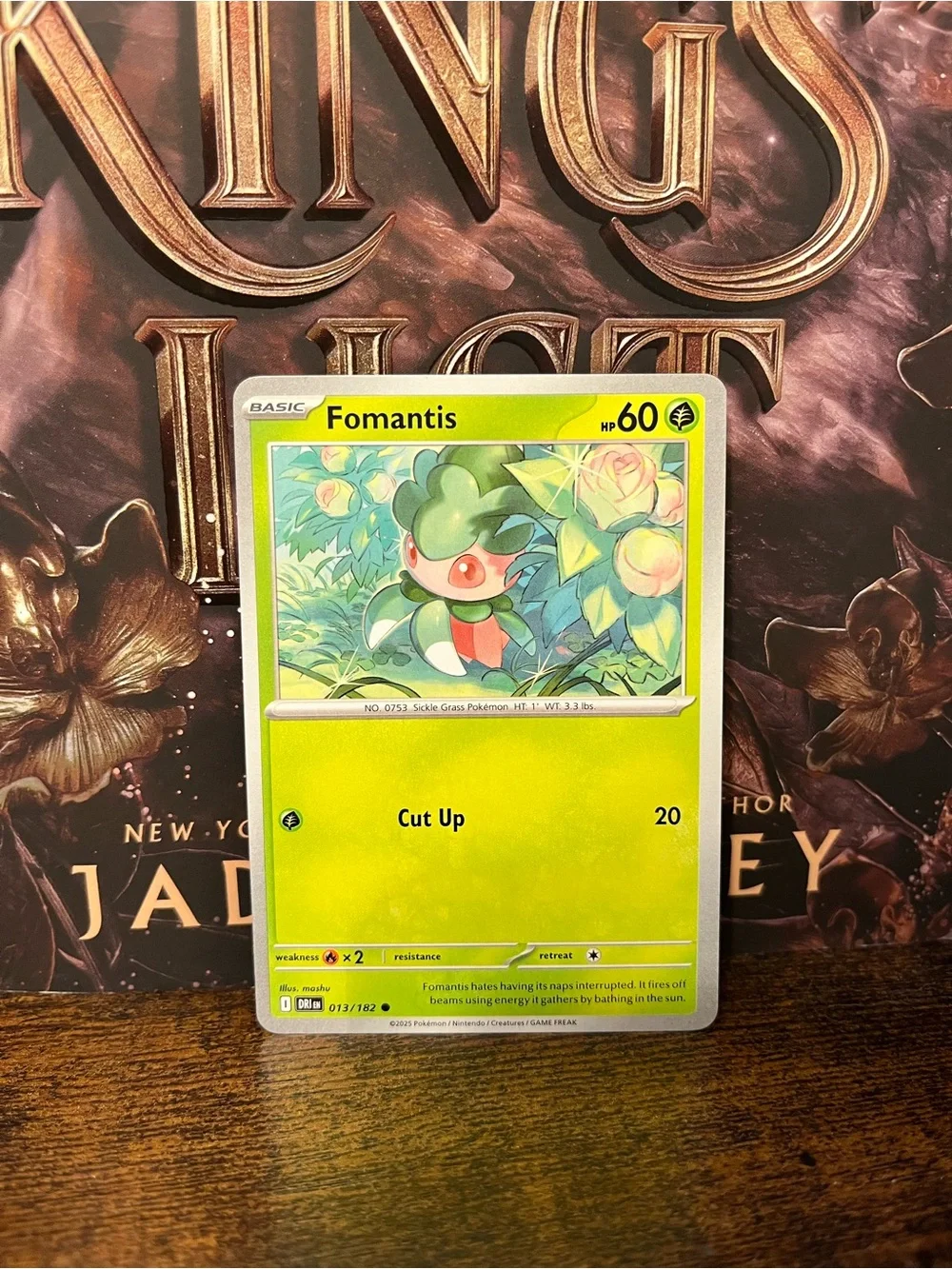 Fomantis Pokémon Card Destined Rivals 013/182